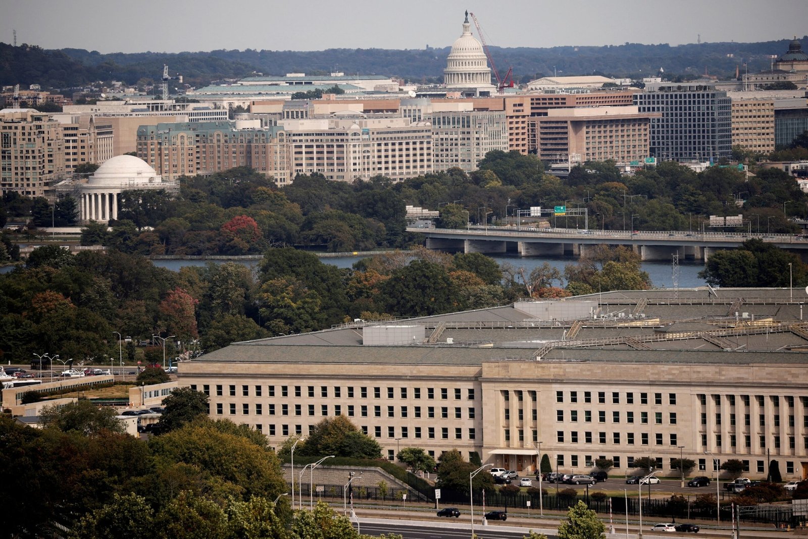 Photo: File Photo: The Pentagon building is seen in Arlington, Virginia, USA.