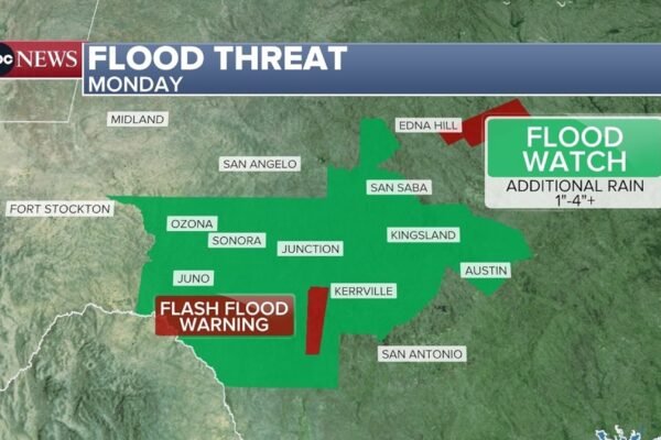 Live flood updates of Texas: the search continues to miss 130 dead