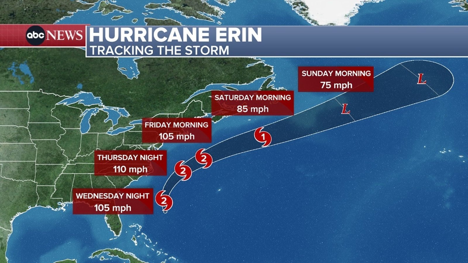 Hurricane Erin live updates: North Carolina under the state of emergency, Northeast Beaches Close