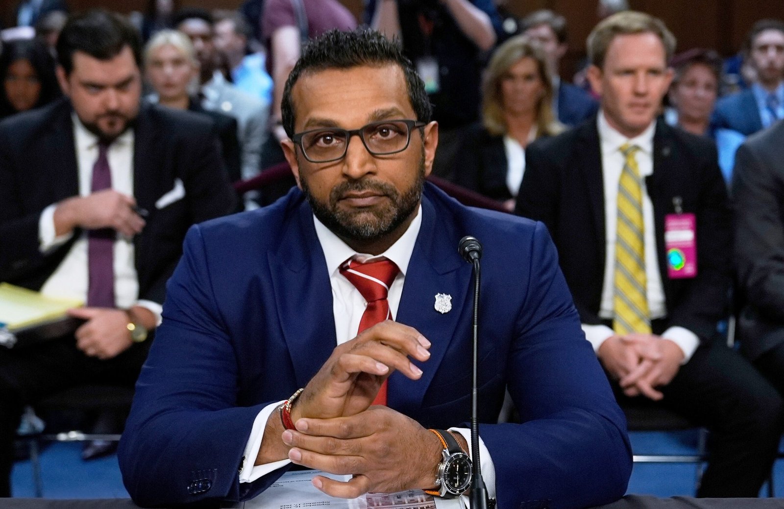 Kash Patel faces questions about Charlie Kirk's investigation at the Congress audience