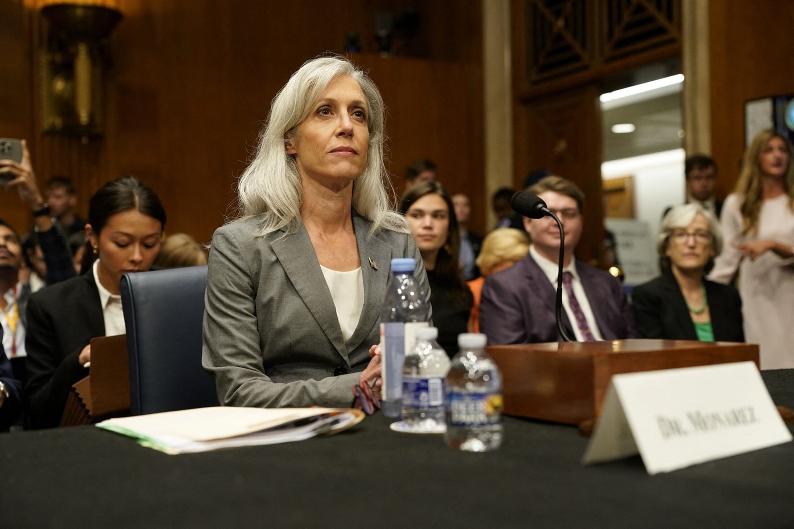 Susan Monaz, former director of the CDC, tells the Senate Committee 'True Reason'.