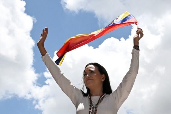 PHOTO: TOPSHOT-FILES-VENEZUELA-NORWAY-SWEDEN-NOBEL-PEAZ-MACHADO