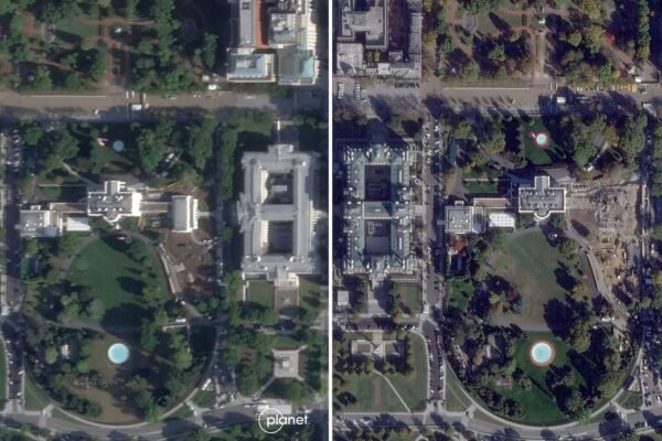 The East Wing of the White House is demolished, new images appear to show
